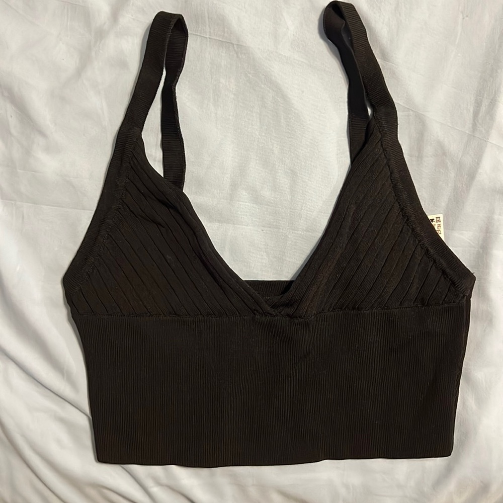 Black Zara Crop Top